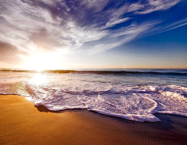 beach at dawn