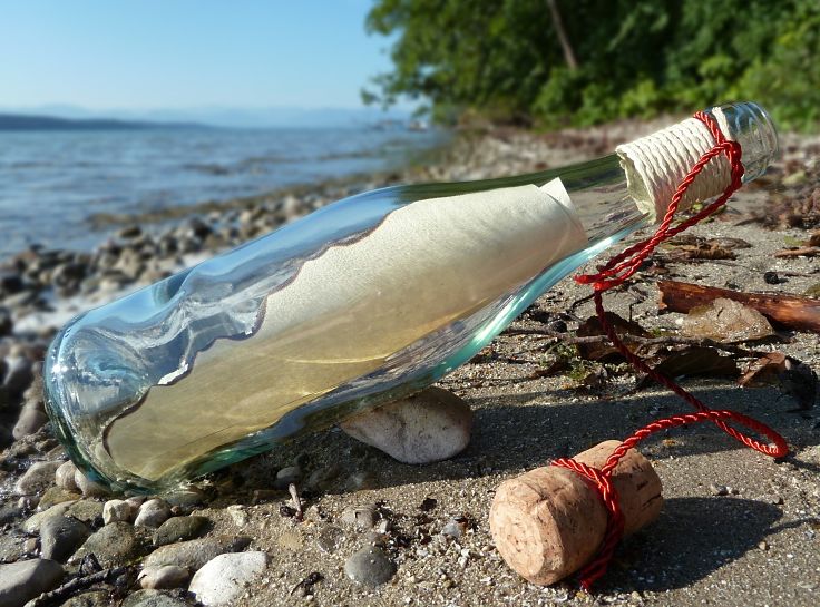 Messages in bottle have a fascinating history